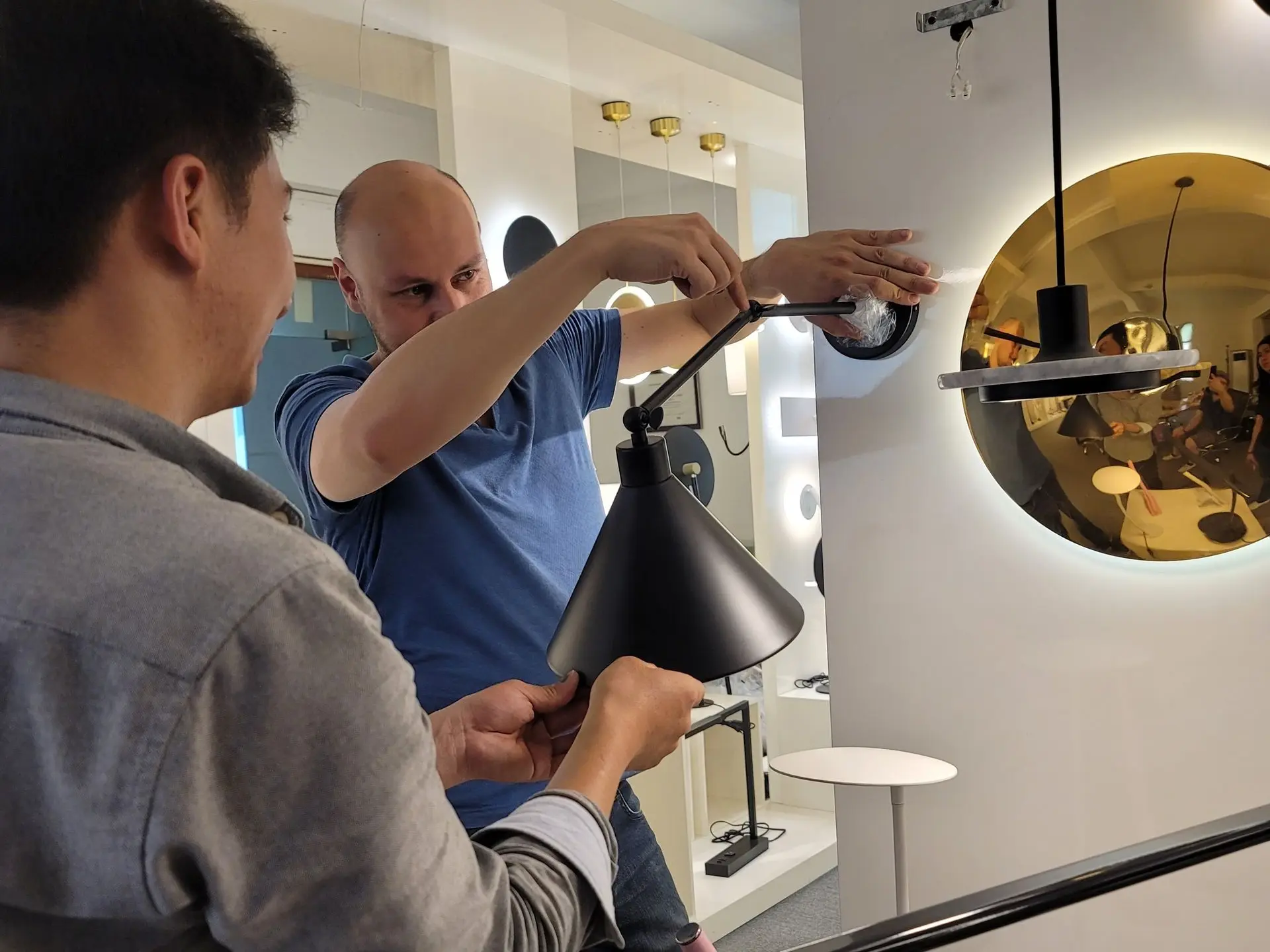 We ensure that your expectations are met Quality Inspection for a light fixture