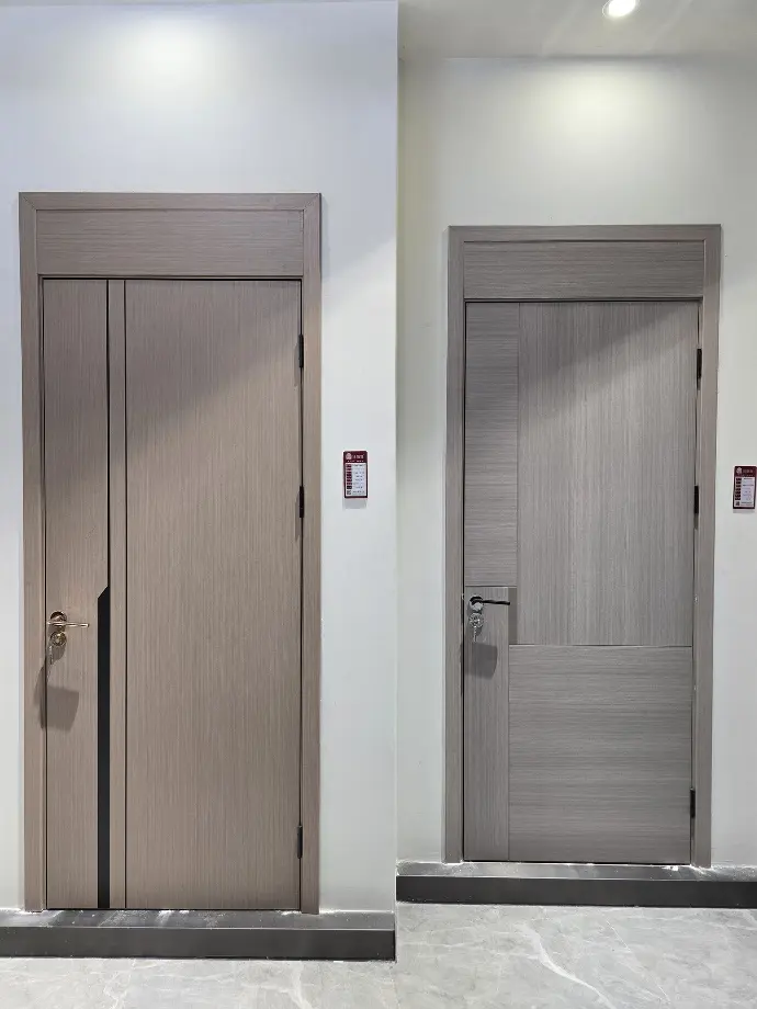 2 doors in a door showroom